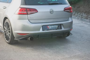Задні сплітери boczne Maxton V2 Volkswagen Golf MK7 GTI (чорний глянець) - фото My Tuning Lab