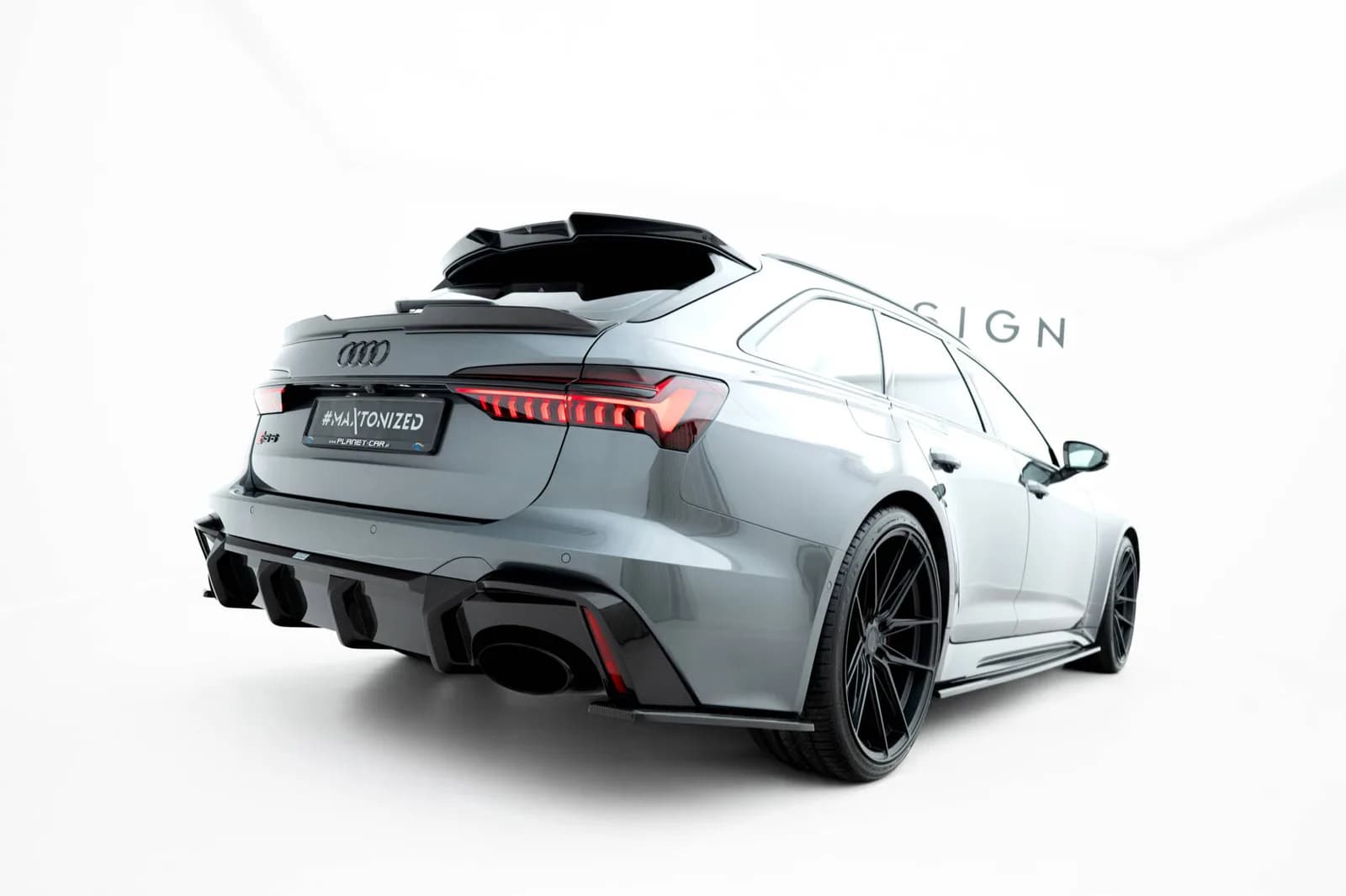Karbonowe Задні сплітери Boczne Prepreg Maxton Audi RS7 C8 / RS6 C8 / C8 Facelift - фото My Tuning Lab