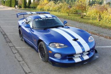 Передній сплітер Maxton Dodge Viper GTS (чорний глянець) - фото My Tuning Lab