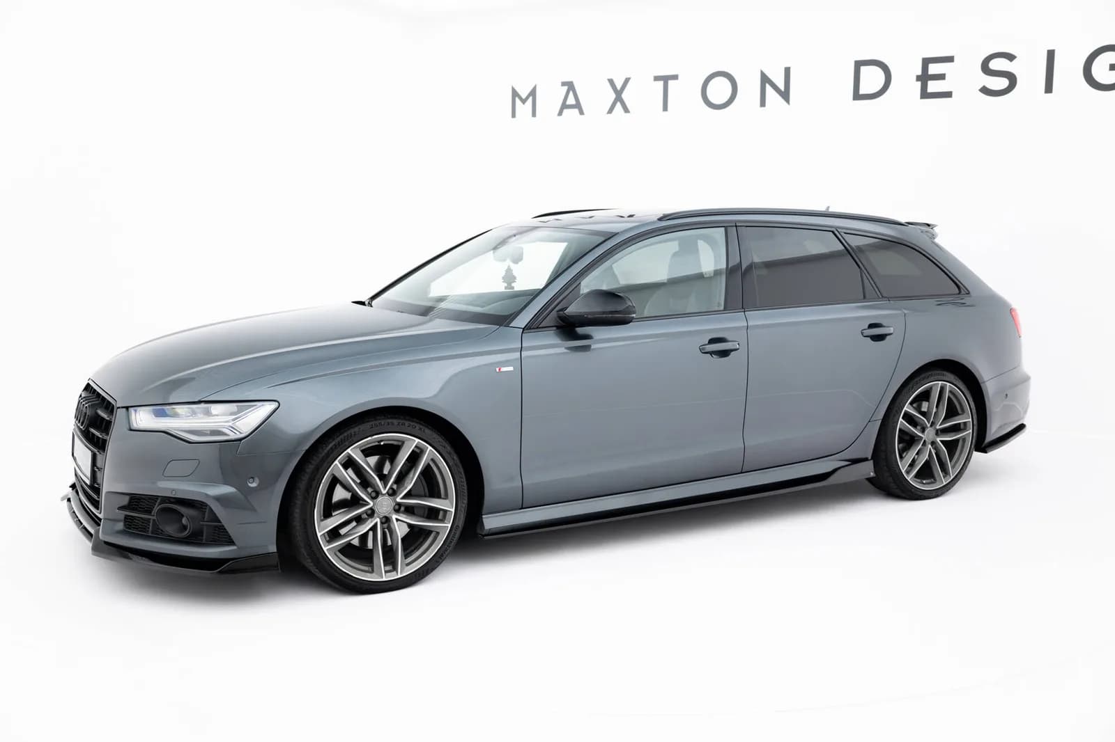 Накладки на пороги V.2 Maxton Audi A6 / A6 C7 S-line/ S6 C7 Facelift - фото My Tuning Lab
