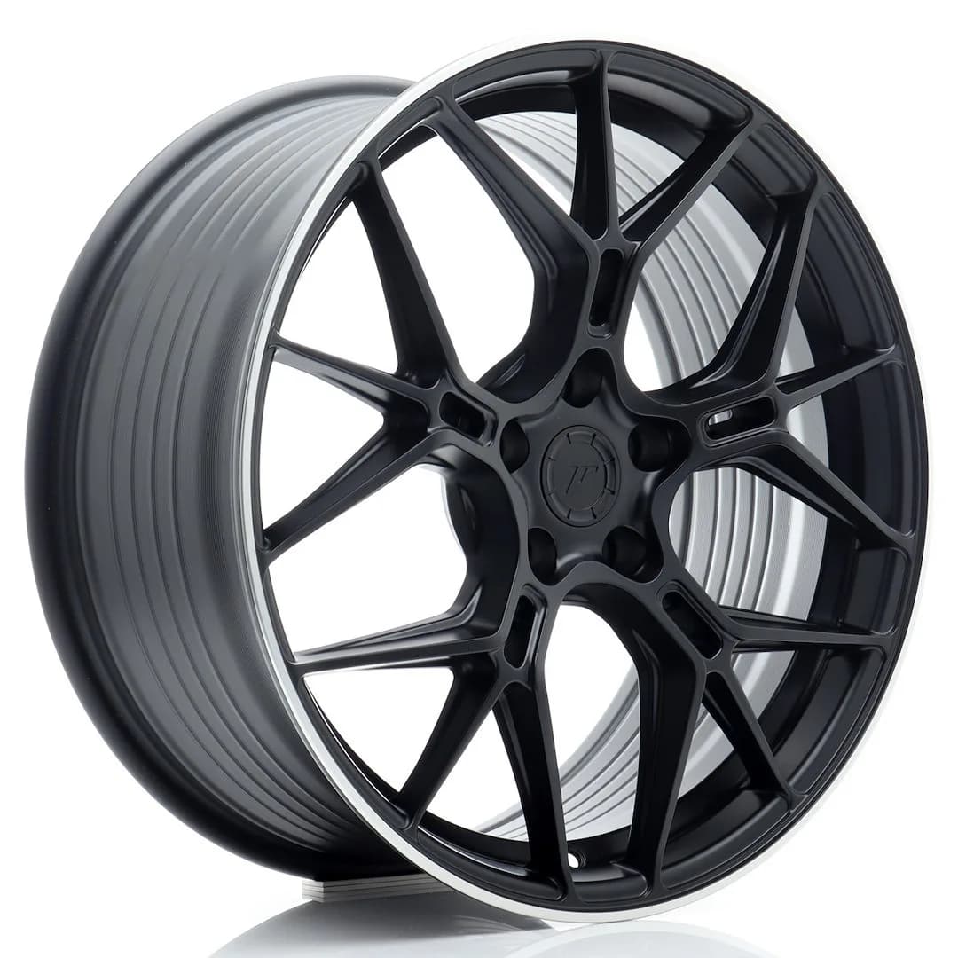 Легкосплавний диск 19" Japan Racing JR51 19x8,5 ET45 5x112 сатиновий чорний з фрезерований кант - фото My Tuning Lab