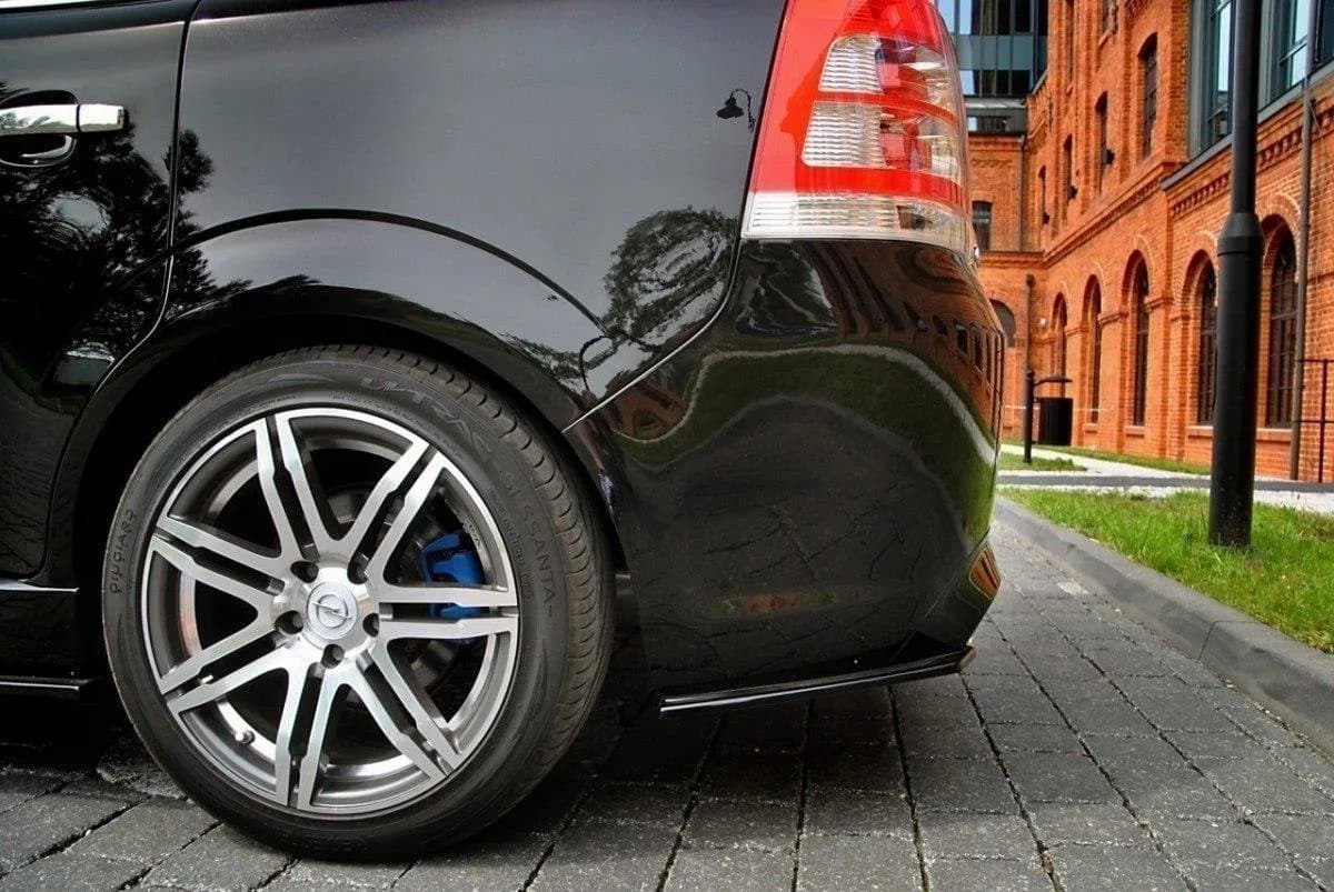 Задні сплітери boczne Maxton Opel Zafira B OPC / VXR (чорний глянець) - фото My Tuning Lab
