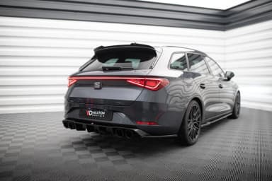 Задня накладка V.2 + Atrapa Вихлопu Maxton Seat Leon ST FR Mk4 - фото My Tuning Lab