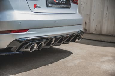 Задня накладка Maxton Audi S3 Sedan 8V Facelift - фото My Tuning Lab