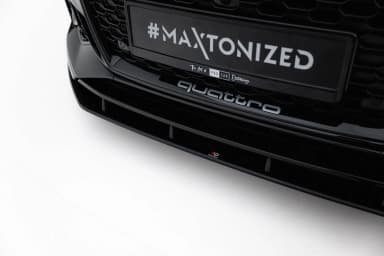 Передній сплітер Street Pro Maxton Audi RS5 Coupe / Sportback F5 - фото My Tuning Lab