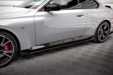 Накладки на пороги Street Pro + Flaps Maxton BMW 2 Coupe M-пакет / M240i G42 - фото My Tuning Lab