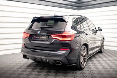 Задній центральний сплітер з дифузором Maxton BMW X3 M40i / M40d G01 - фото My Tuning Lab