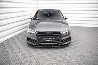 Передній сплітер Street Pro Maxton Audi S3 / A3 S-Line Sportback 8V Facelift - фото My Tuning Lab