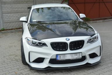 Przedni splitter Maxton BMW M2 F87 Coupe (чорний глянець) - фото My Tuning Lab