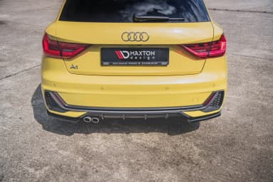 Задні сплітери boczne Maxton Audi A1 S-Line GB (чорний глянець) - фото My Tuning Lab