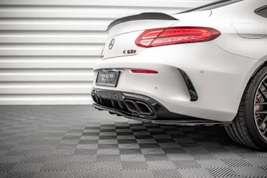 Задній сплітер (Z Dyfuzorem) Maxton Mercedes-AMG C 63AMG Coupe AMG Aero Pack C205 Facelift - фото My Tuning Lab