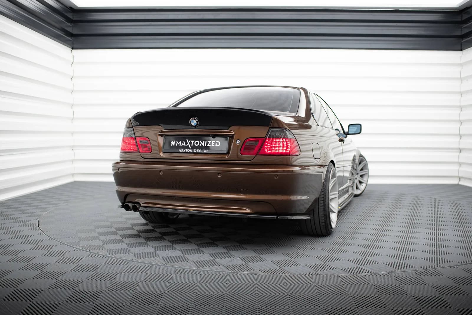 Задній сплітер Maxton BMW 3 E46 M-пакет Coupe (Z dyfuzorem) - фото My Tuning Lab