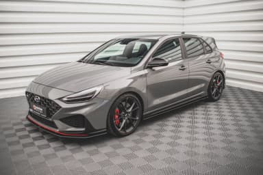 Накладки на пороги Street Pro V.2 Maxton Hyundai I30 N / N-Line Hatchback / Fastback Mk3 / Mk3 Facelift - фото My Tuning Lab