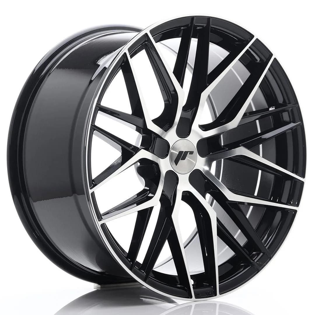 Легкосплавний диск 20" Japan Racing JR28 20x10 ET20 5x114,3 глянцевий чорний, фрезерована лицьова частина - фото My Tuning Lab