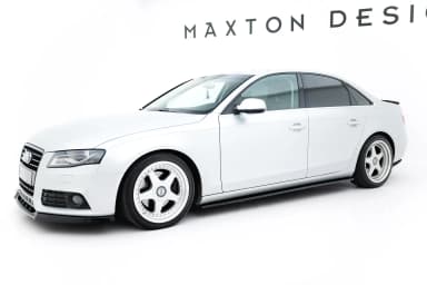 Накладки на пороги V.1 Maxton Audi S4 / A4 / A4 S-Line Sedan / Avant B8 / B8 Facelift - фото My Tuning Lab