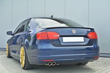 Задній спойлер Maxton Volkswagen Jetta MK6 Sedan дорестайлінг (чорний глянець) - фото My Tuning Lab