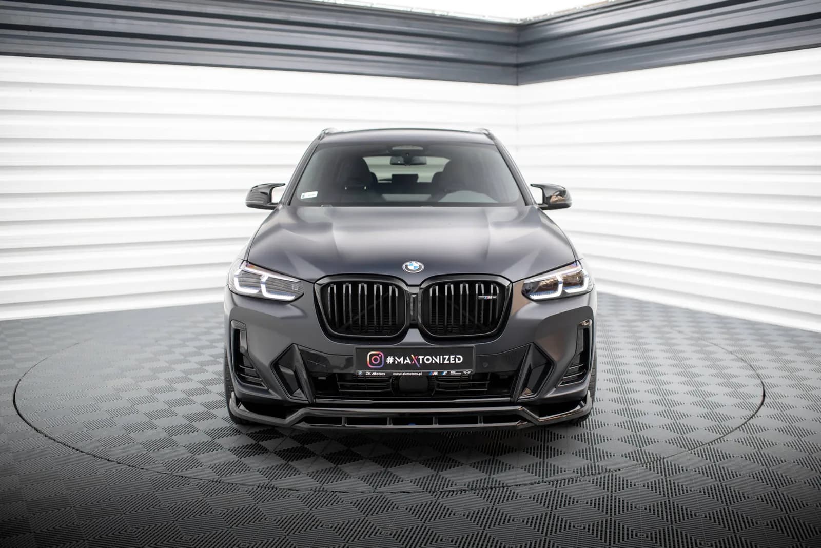 Передній сплітер Maxton BMW X3 M-пакет G01 Facelift / iX3 M-пакет G08 Facelift - фото My Tuning Lab