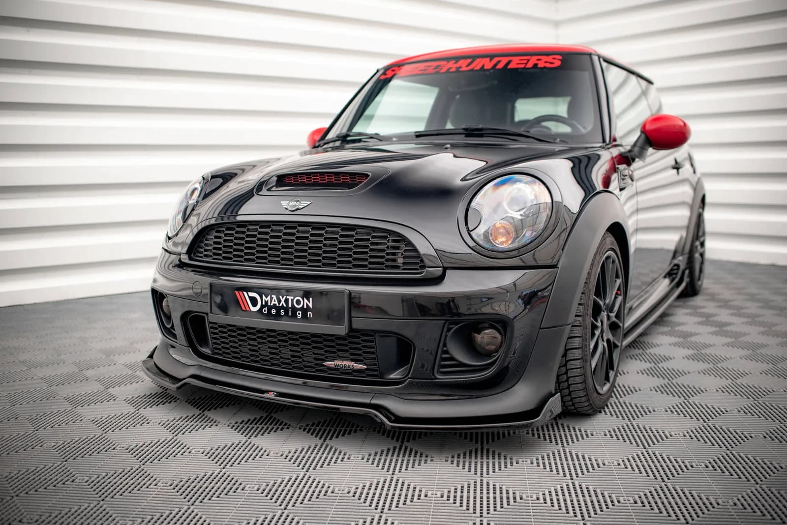 Передній сплітер V.2 Maxton Mini Cooper John Cooper Works R56 - фото My Tuning Lab