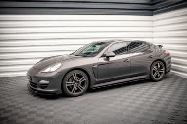 Накладки на пороги V.1 Maxton Porsche Panamera / Panamera Diesel / Panamera Turbo 970 - фото My Tuning Lab