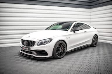 Накладки на пороги V.2 Maxton Mercedes-AMG C 63AMG Coupe C205 Facelift - фото My Tuning Lab
