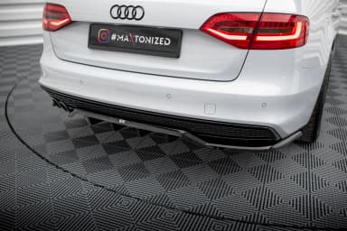 Задній сплітер (Z Dyfuzorem) Maxton Audi A4 Competition B8 Facelift - фото My Tuning Lab