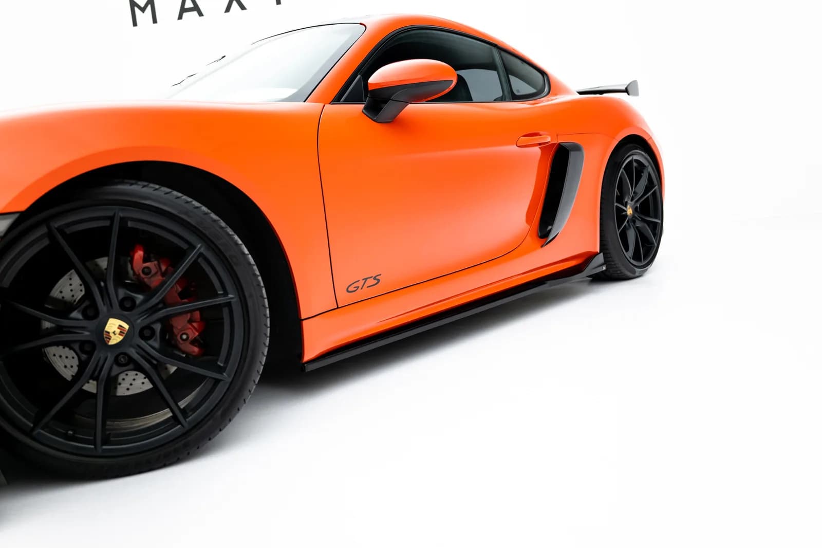 Накладки на пороги V.2 Maxton Porsche 718 Cayman GTS 982c / 718 Boxster GTS 982 - фото My Tuning Lab
