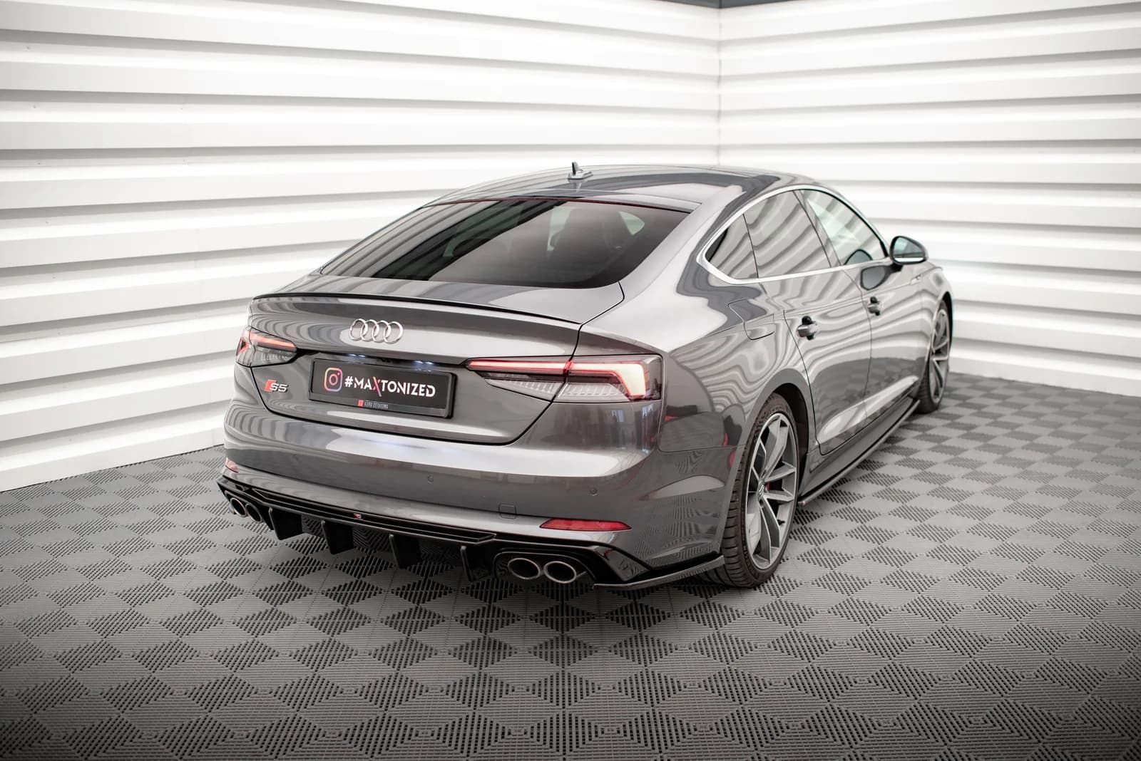 Задні сплітери Boczne Maxton Audi S5 Coupe / Sportback F5 - фото My Tuning Lab