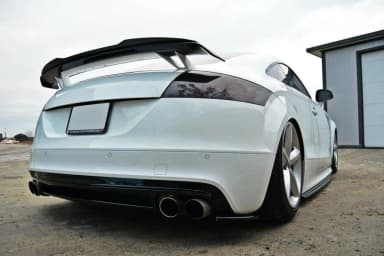 Задні сплітери boczne Maxton Audi TTS 8J (чорний глянець) - фото My Tuning Lab