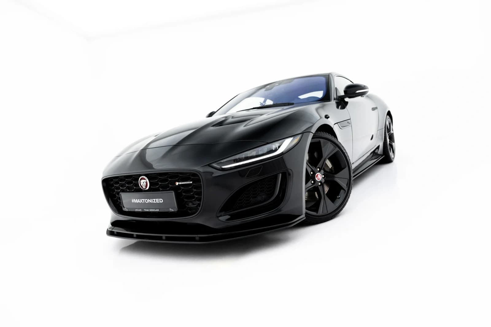 Передній сплітер Street Pro Maxton Jaguar F-Type X152 Facelift 2 - фото My Tuning Lab