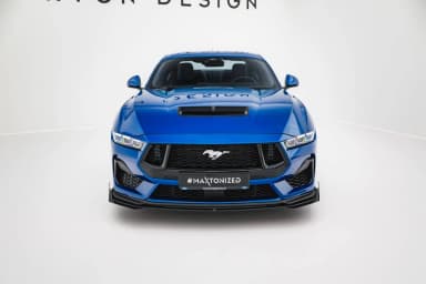 Передній сплітер Street Pro + Flaps Maxton Ford Mustang GT Mk7 - фото My Tuning Lab