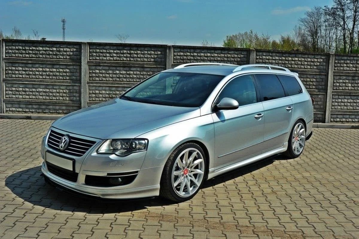 Накладки на пороги Maxton Racing Volkswagen Passat B6/B7 R-Line - фото My Tuning Lab
