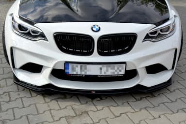 Przedni splitter Maxton BMW M2 F87 Coupe (чорний глянець) - фото My Tuning Lab