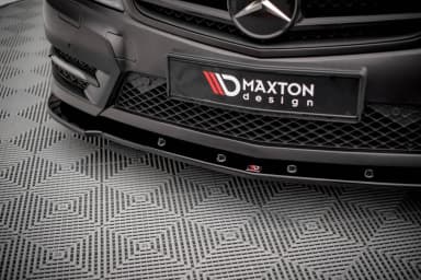Передній сплітер V.2 Maxton Mercedes-Benz C Coupe / Sedan / Estate AMG-Line C204 / W204 Facelift / S204 Facelift - фото My Tuning Lab