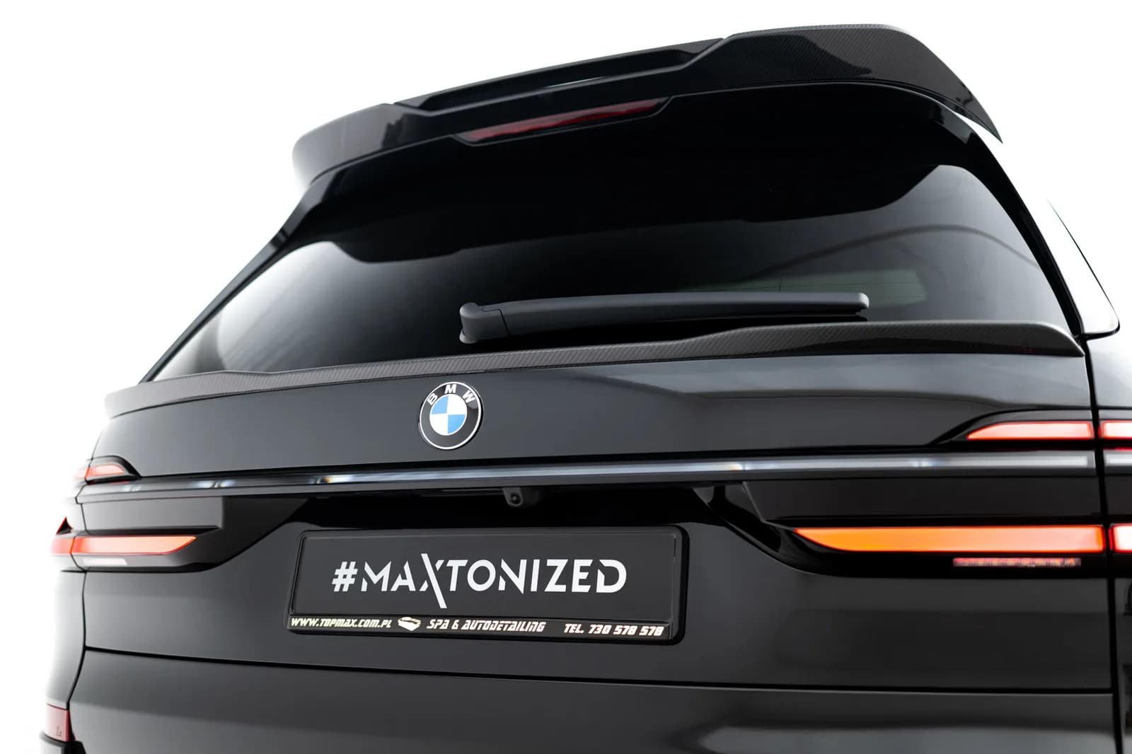 Karbonowy Spoiler Tylnej Klapy (Dolny) Prepreg Maxton BMW X7 M-пакет G07 / G07 Facelift - фото My Tuning Lab