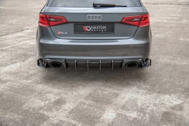 Задні сплітери Boczne Street Pro + Flaps Maxton Audi RS3 8V Sportback - фото My Tuning Lab