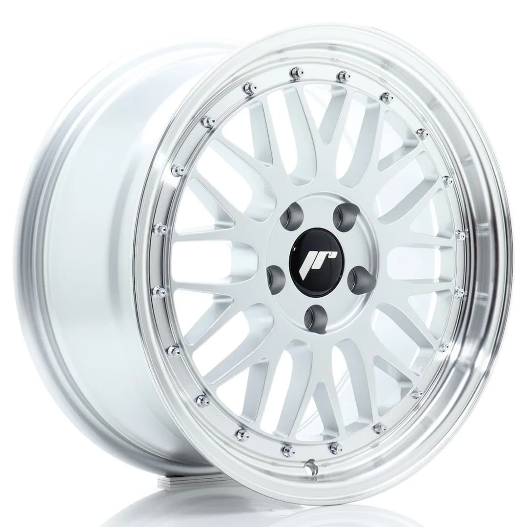 Легкосплавний диск 17" Japan Racing JR23 17x7,5 ET40 5x114,3 насичений срібний з фрезерований кант - фото My Tuning Lab
