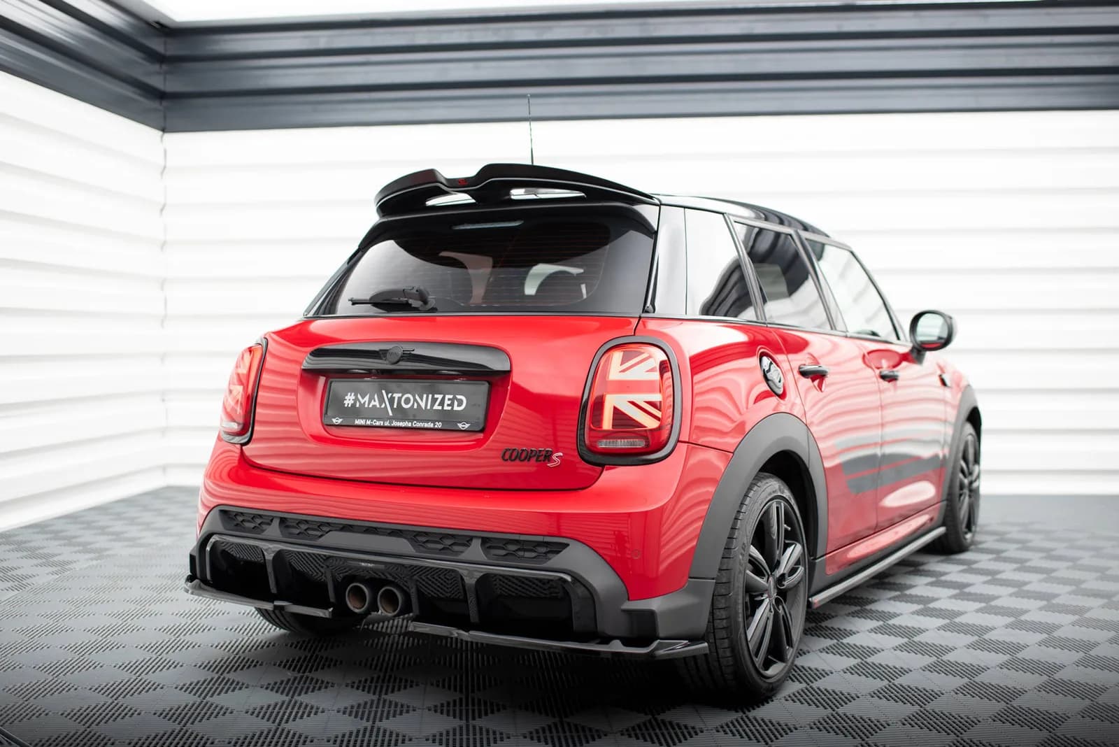 Спойлер V.2 Maxton Mini Cooper S John Cooper Works F56 / F56 Facelift - фото My Tuning Lab