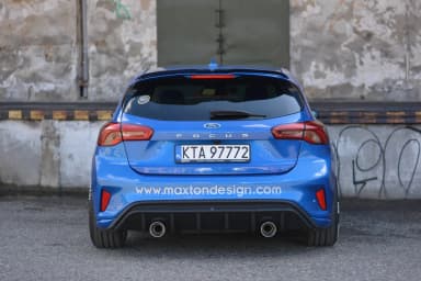Задня накладка Maxton Ford Focus ST-Line MK4 (чорний глянець) - фото My Tuning Lab
