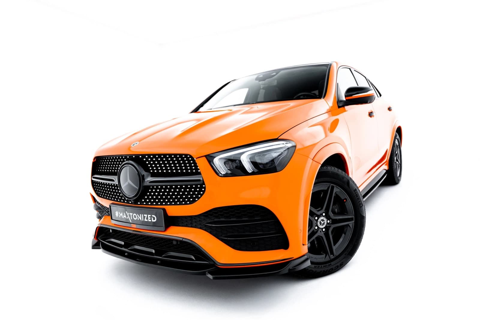 Передній сплітер Maxton Mercedes-AMG / AMG-Line GLE Coupe / SUV C167 / W167 - фото My Tuning Lab