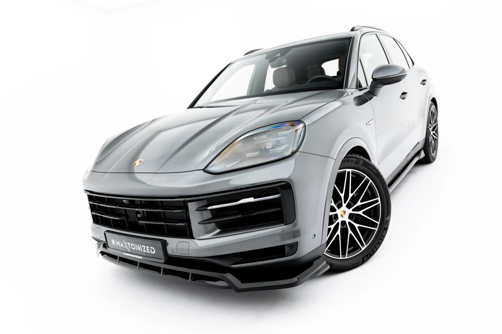 Передній сплітер Maxton Porsche Cayenne SUV / Coupe Mk3 Facelift - фото My Tuning Lab