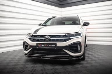 Передній сплітер V.1 Maxton Volkswagen T-Roc R / R-Line Mk1 Facelift - фото My Tuning Lab