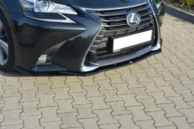 Передній сплітер Maxton V1 Lexus GS MK4 рестайлінг (чорний глянець) - фото My Tuning Lab