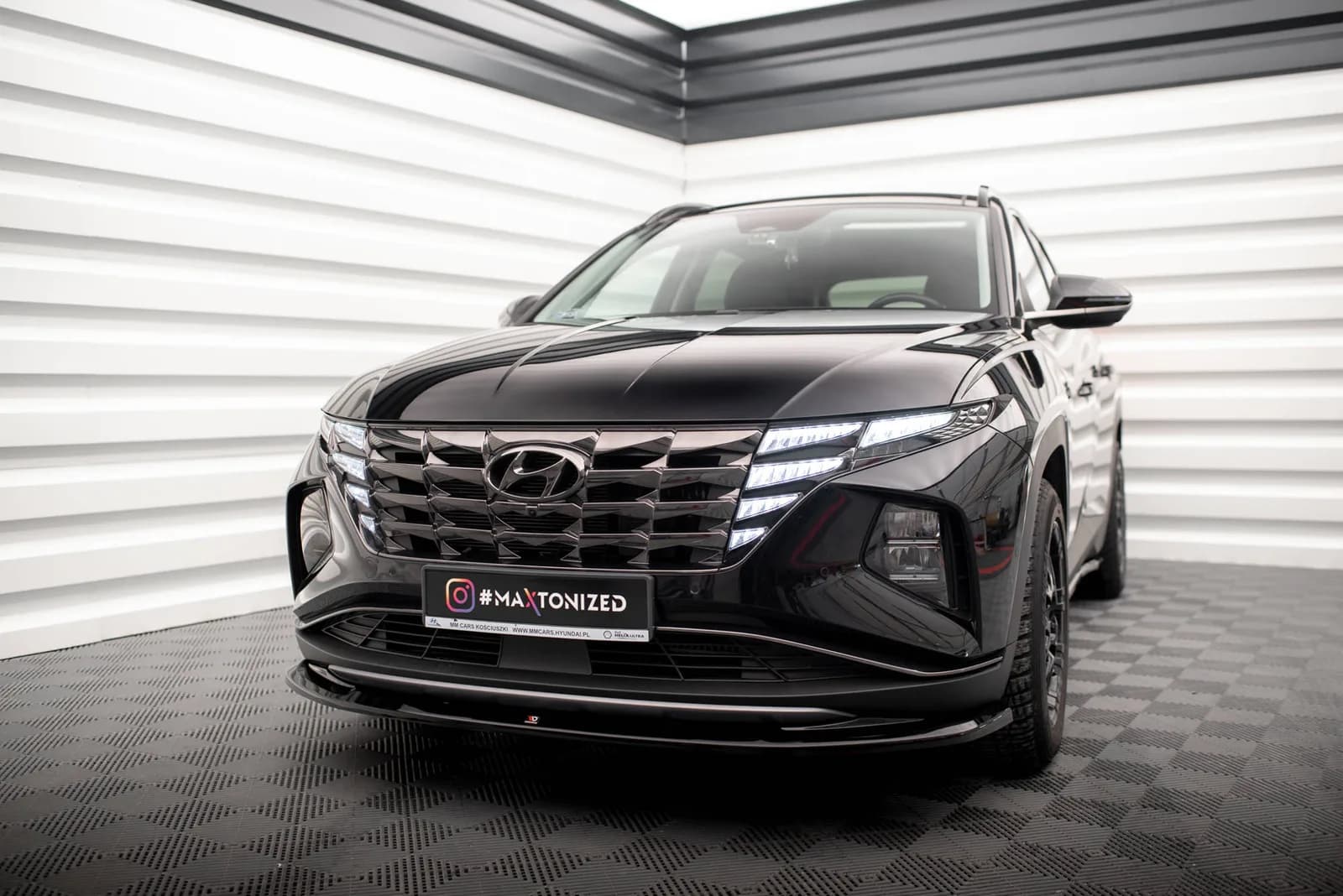 Передній сплітер V.1 Maxton Hyundai Tucson Mk4 - фото My Tuning Lab
