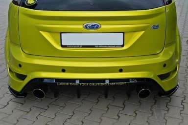 Задні сплітери boczne Maxton Ford Focus RS MK2 (чорний глянець) - фото My Tuning Lab