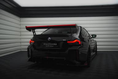 Karbonowy Spoiler Z Zewnętrznymi Wspornikami + Światło LED Maxton BMW M2 G87 / M240i / 2 M-пакет / 2 Standard G42 - фото My Tuning Lab