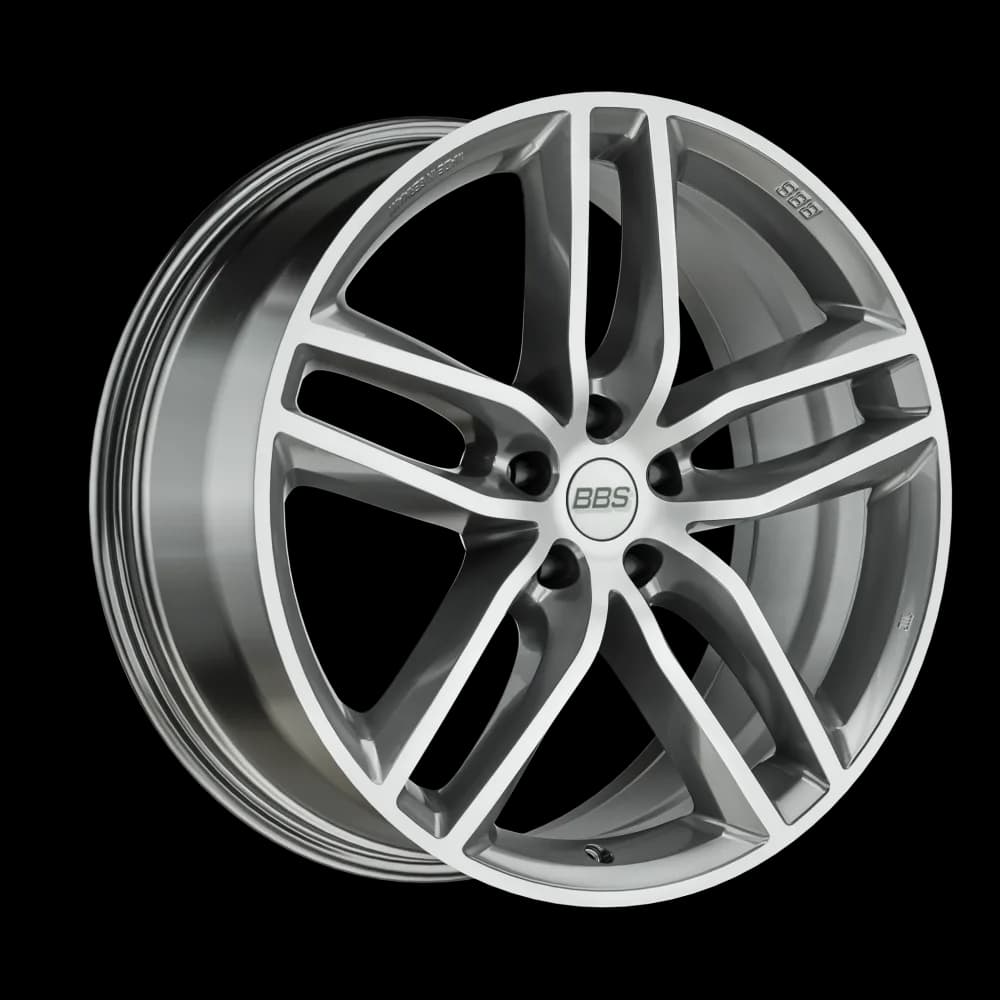 Легкосплавний диск 20" BBS SX 20x9 ET30 5x112 Platinum срібний Diamantgedreht - фото My Tuning Lab