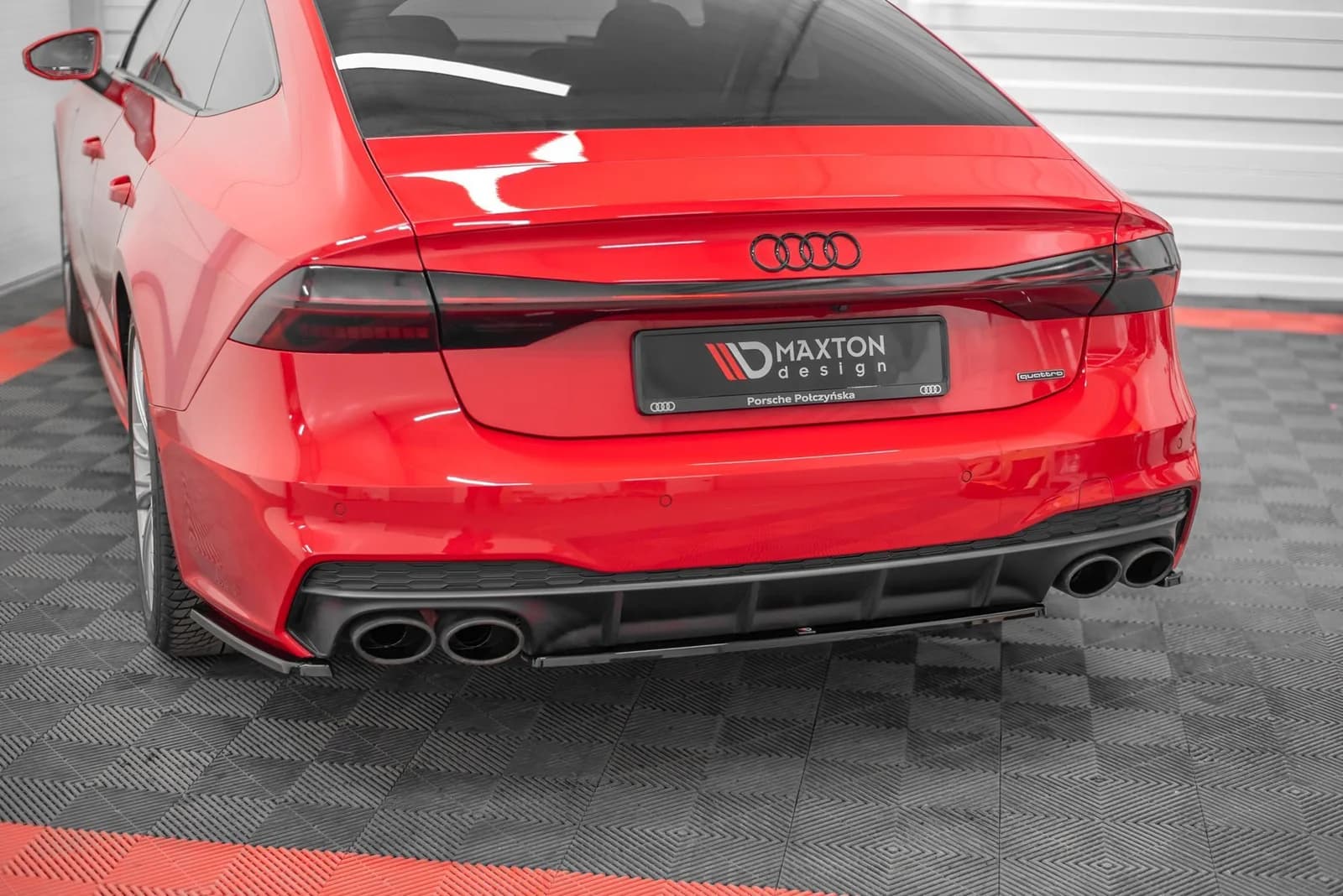 Задній сплітер Maxton Audi S7 C8 - фото My Tuning Lab