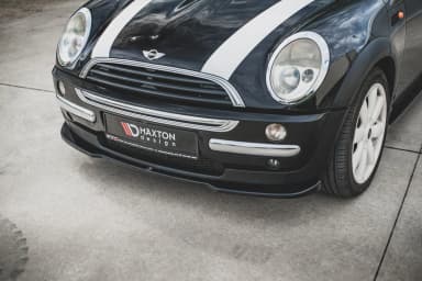 Передній сплітер Maxton Mini Cooper / One R50 (чорний глянець) - фото My Tuning Lab