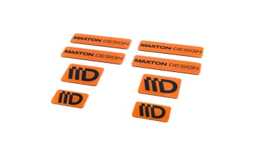 помаранчево-чорний 3D набір наклейок Maxton Design - фото My Tuning Lab