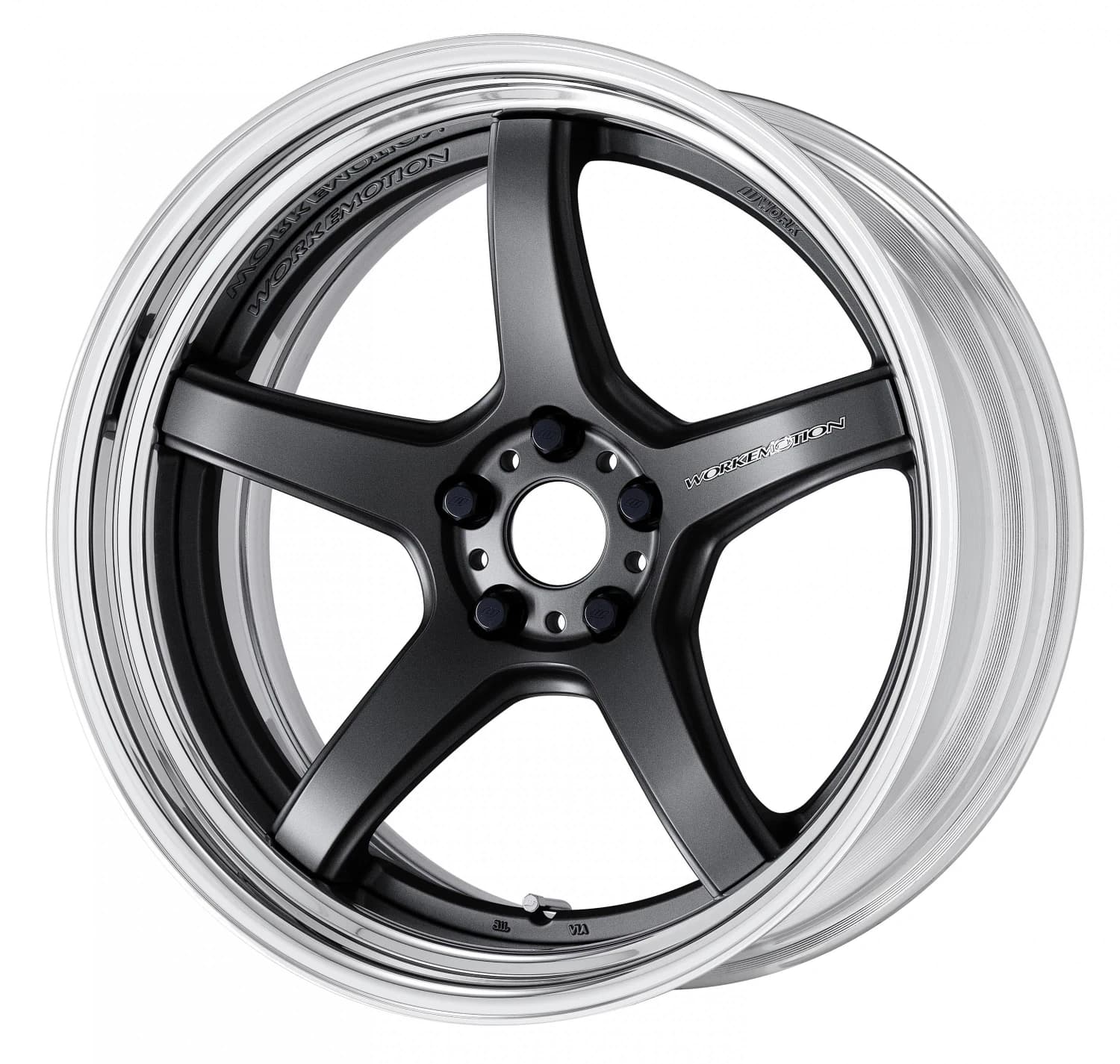 Легкосплавний диск 20" Work Wheels Work Emotion T5R-2P Step Rim 20x12,5 BLANK матовий графіт (MGM) - фото My Tuning Lab